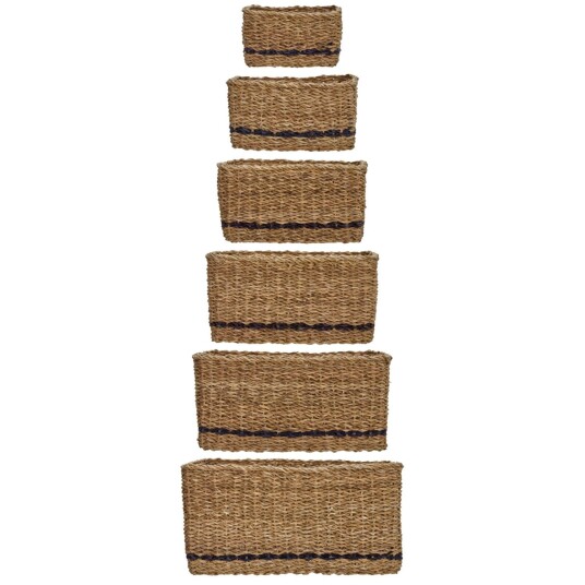 House Doctor Squares Sett Med 6 Kurver Naturlig House Doctor Squares Sett Med 6 Kurver Naturlig