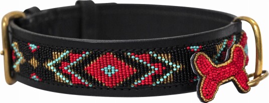 Kampuni Handmade Dog Collar Terese - Red S