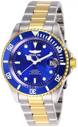 Invicta Herreklokke 28662 Pro Diver Blå/Gulltonet stål Ø40 mm Invicta Herreklokke 28662 Pro Diver Blå/Gulltonet stål Ø40 mm