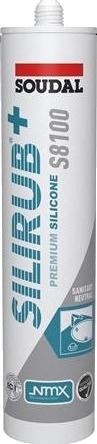 Solar Plus Silirub+ S8100 Silikonfugemasse Grå 300ml
