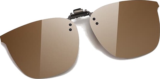 Polariserte Clip-on Solbriller - for Kjøring & Utendørs Brown