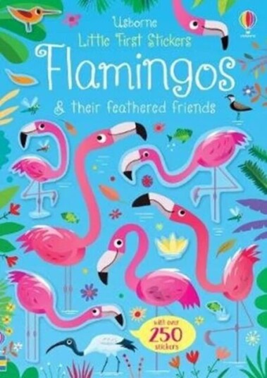 Little First Stickers Flamingos av Kirsteen Robson