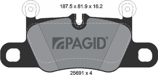 PAGID T3183N Bremseklosser