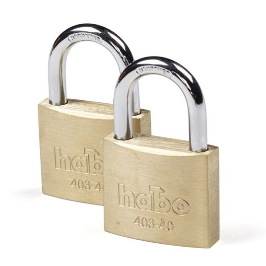 Habo Hengelås 40 mm 2-pk. Habo Hengelås 40 mm 2-pk.