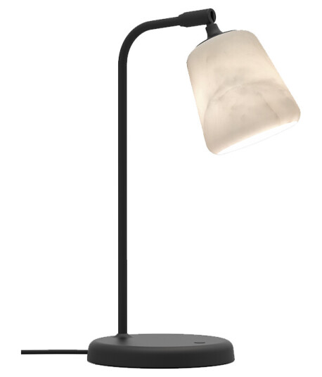 New Works Material Bordlampe The Black SheepWh Marble/BL