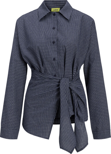 JJXX Jxviola Poplin Ls Wrap Tie Shirt Wvn Navy L