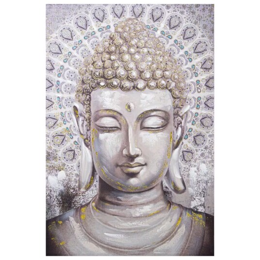 Maleri Alexandra House Living Tre Buddha 80 x 3 x 120 cm