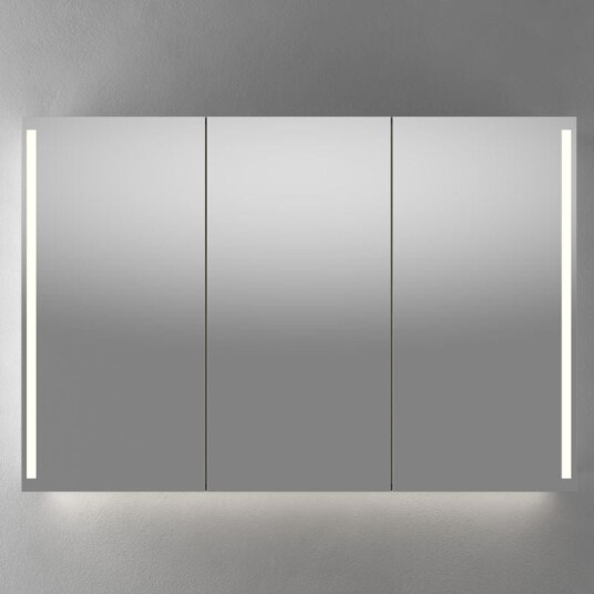 Linn Bad Vikja Speilskap Hvit / 120cm Linn Bad Vikja Speilskap Hvit / 120cm
