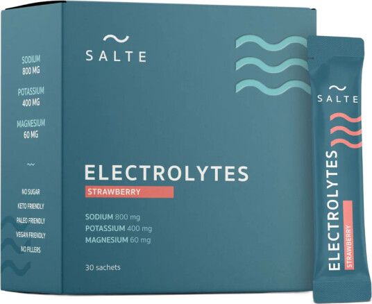 SALTE Elektrolytter Strawberry 30 poser