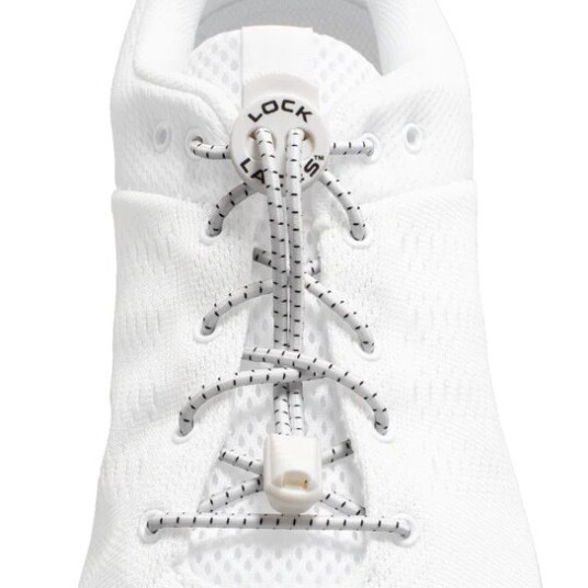 Lock Laces No Tie Shoelaces White OneSize Lock Laces No Tie Shoelaces White OneSize