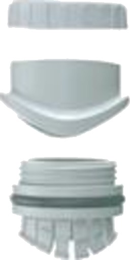 Ø 50 mm Aquaconnect avløpskobling white 50mm