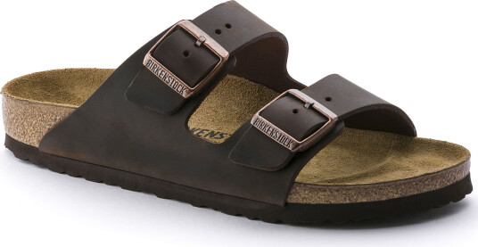 Birkenstock Unisex Arizona Oiled Leather Regular Habana 50 Birkenstock Unisex Arizona Oiled Leather Regular Habana 50