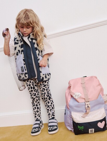 Liewood Marien Printed Rib Leggings Cream 122/128