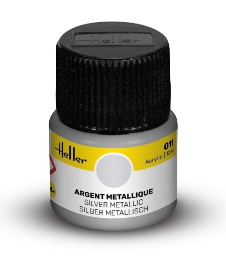 Heller Akryl No 11 Silver Metallic 12ml Heller Akryl No 11 Silver Metallic 12ml