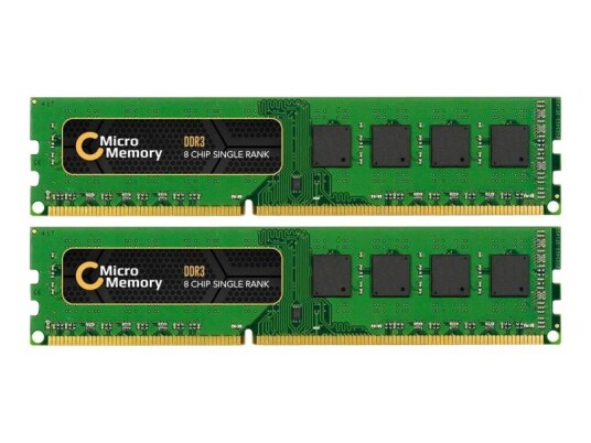 CoreParts DDR3 - sett - 16 GB: 2 x 8 GB - DIMM 240-pin - 1600 MHz / PC3-12800 - ikke-bufret CoreParts DDR3 - sett - 16 GB: 2 x 8 GB - DIMM 240-pin - 1600 MHz / PC3-12800 - ikke-bufret