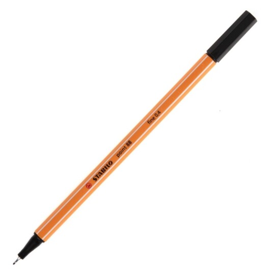 Stabilo Point 88 Fineliner # 46 Black Stabilo Point 88 Fineliner # 46 Black