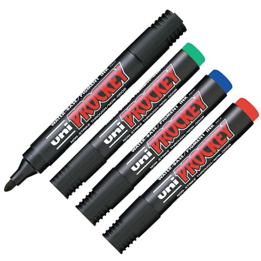 Uni Prockey Marker PM-122m Medium Red Uni Prockey Marker PM-122m Medium Red