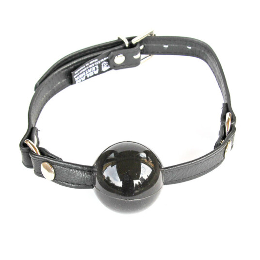 Sort Silikone Gag Sort Silikone Gag