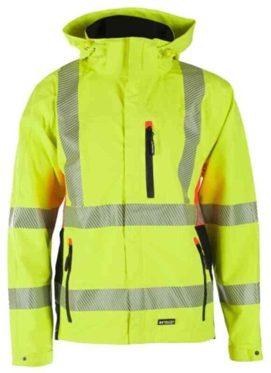 BS Gjøvik Skalljakke, HiVis kl.3 Unisex, Str. 3XL, Gul/Sort BS Gjøvik Skalljakke, HiVis kl.3 Unisex, Str. 3XL, Gul/Sort