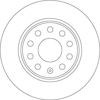 Bremseskive TRW DF6952