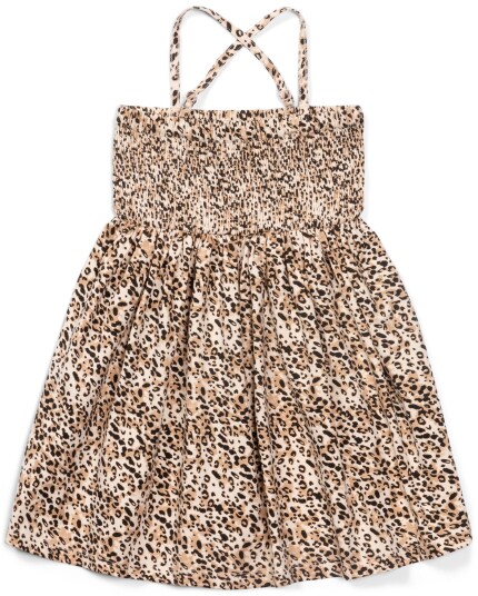 Luca &  Lola Padua Kjole Leopard 110-116