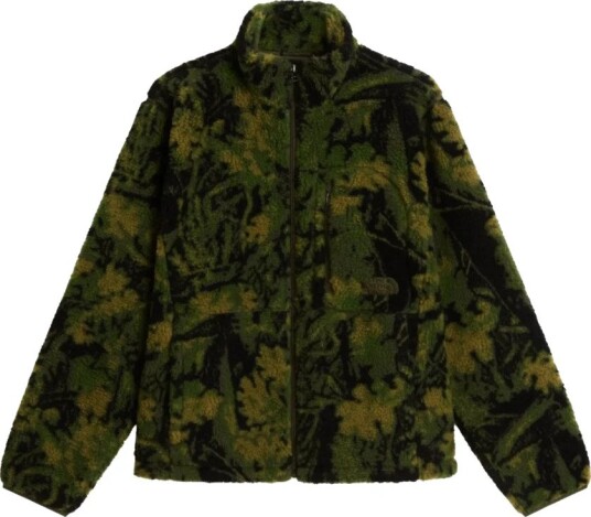 The North Face M Extreme Pile 2 Fz Jacket  Print   Green   S