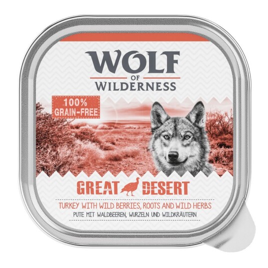 Wolf Of Wilderness Adult 6 X 300 G Great Desert Kalkun Wolf Of Wilderness Adult 6 X 300 G Great Desert Kalkun