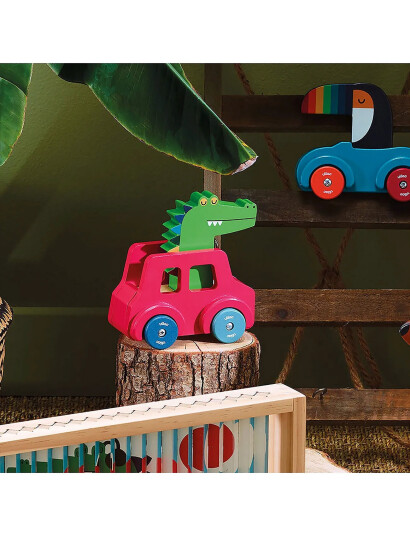 Vilac Honking Car - Crocodile - Multi/patterned - ONE SIZE Vilac Honking Car - Crocodile - Multi/patterned - ONE SIZE