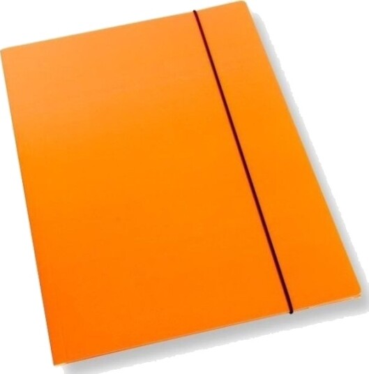 Office Products Office Products A4 Mappe Med Strikk Lakk Orange 350 Gsm 10 Stk.