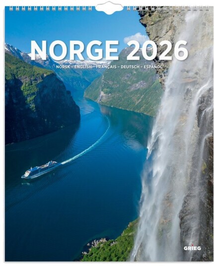 Billedkalender GRIEG 2026 Norge