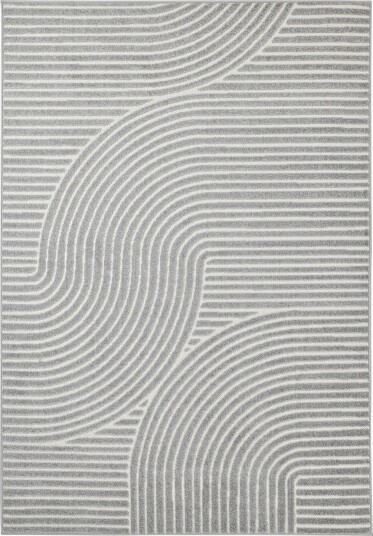 Shaggy Indoor/Outdoor Devon grå Størrelse: 160 x 230 cm