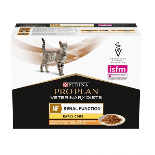 Purina Pro Plan Veterinærfôr Katt Feline NF Early Care Kylling 10x85 g