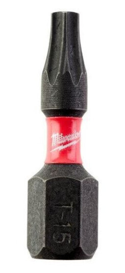 Milwaukee SHOCKWAVE TX15 Skrubits 25 mm 2-pakning for Heavy Duty