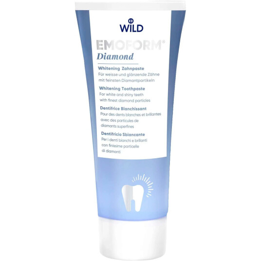 Tannbleking Tannkrem DR. WILD Emoform Diamond Fluoride 75ml Tannbleking Tannkrem DR. WILD Emoform Diamond Fluoride 75ml