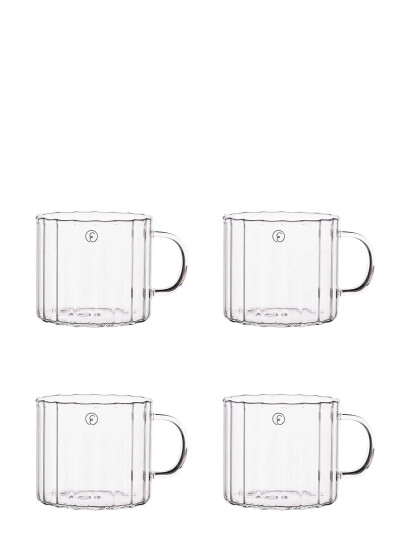 ERNST Glass Hot Drinks Rifled - Nude - 25 CL
