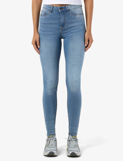 NOISY MAY Nmcallie Hw Skinny Jean Vi059Lb Fwd Noos - Blue - 32 x 32 NOISY MAY Nmcallie Hw Skinny Jean Vi059Lb Fwd Noos - Blue - 32 x 32