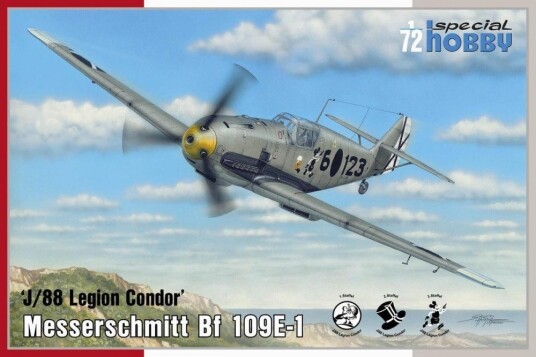 Special Hobby 1/72 Messerschmitt Bf 109E-1 J/88 Legion Condor