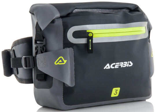 Acerbis No Water 3L Midje pakke 0-5l Svart Grå Acerbis No Water 3L Midje pakke 0-5l Svart Grå