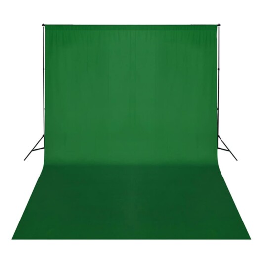 vidaXL Fotostudiosett med softbokslys, bakgrunn og reflektor