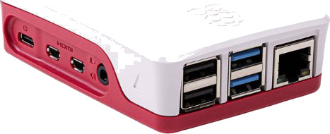 Raspberry Pi Raspberry Pi 4 Orginalt deksel Hvit