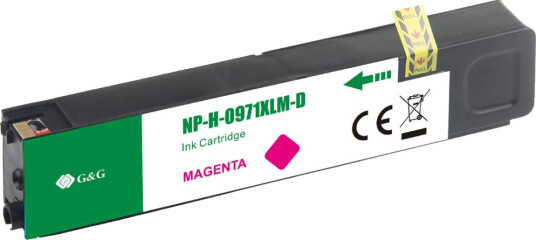 TB Blekkpatron 971XL Magenta Høykapasitet (110ml), erstatter HP CN627AE