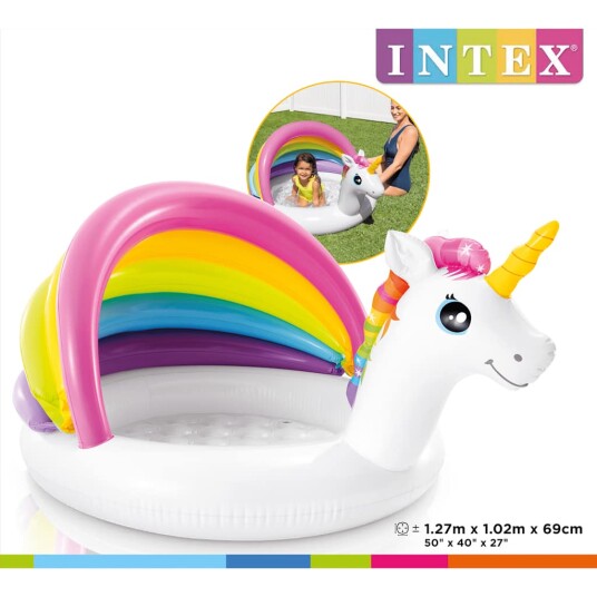 Intex Babybasseng Unicorn 127x102x69 cm Intex Babybasseng Unicorn 127x102x69 cm