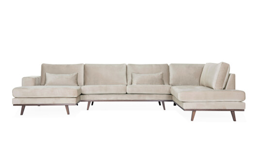 Soffadirekt STOCKHOLM U sofa Høyre Velvet Edition Greige Soffadirekt STOCKHOLM U sofa Høyre Velvet Edition Greige