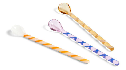 HAY Spice glasskje 3-stk. Amber-light pink-white HAY Spice glasskje 3-stk. Amber-light pink-white