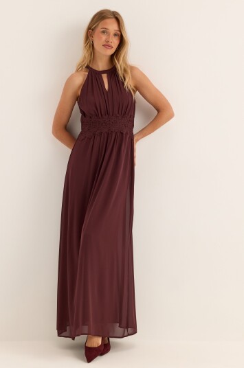 Vimilina Halterneck Maxi Dress