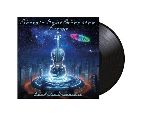 Electric Light Orchestra (ELO)  Live in 1972  LP/Vinyl
