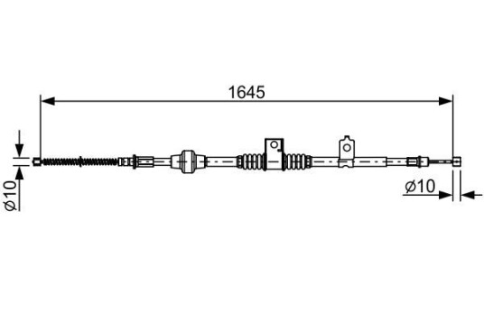 Bremsewire BOSCH 1 987 482 517 Bremsewire BOSCH 1 987 482 517