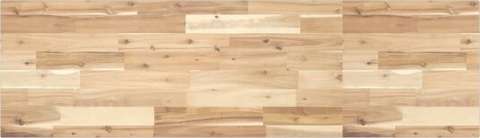 vidaXL Plate til baderomsskap ubehandlet 120x40x2 cm heltre akasie