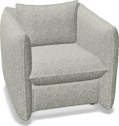 Vitra Mariposa Club Lenestol Nubia Krem/mørk Brun Vitra Mariposa Club Lenestol Nubia Krem/mørk Brun