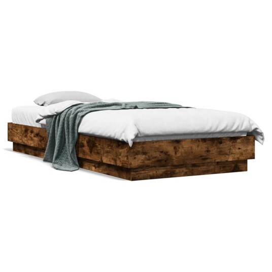  Sengeramme røkt eik 100x200 cm konstruert tre 8721012286528